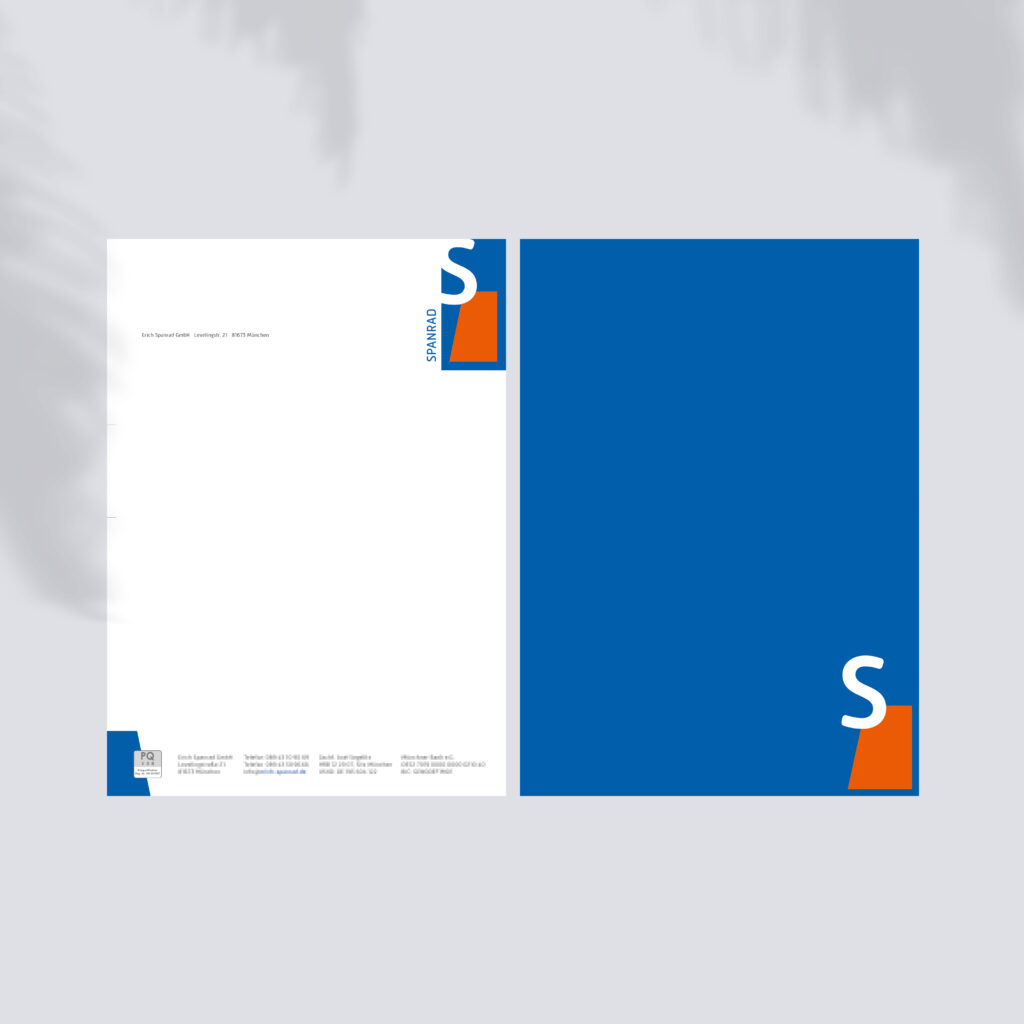 Muster Briefpapier Erich Spranrad GmbH